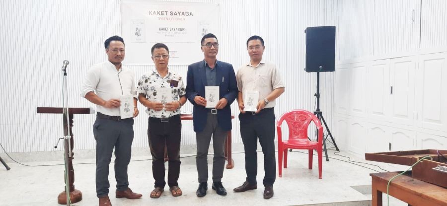 A book titled ‘Tasen Lai Okila’ (Introduction to New Testament) released at Conference hall, Sungkomen Baptist Church, Mokokchung on May 29. (Morung Photo)